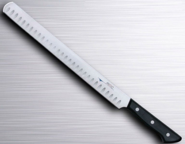 Кухонный нож MAC Chef SSL-130 Slicer с проточкой, 325 мм Кухонный нож MAC Chef SSL-130 Slicer с проточкой, 325 мм