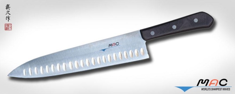 Кухонный нож MAC Chef TH-100 Chef с проточкой, 255 мм Кухонный нож MAC Chef TH-100 Chef с проточкой, 255 мм