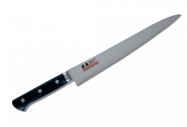 Нож кухонный Slicer для тонкой нарезки Masahiro 149xx 14918, 27 см Нож кухонный Slicer для тонкой нарезки Masahiro 149xx 14918, 27 см