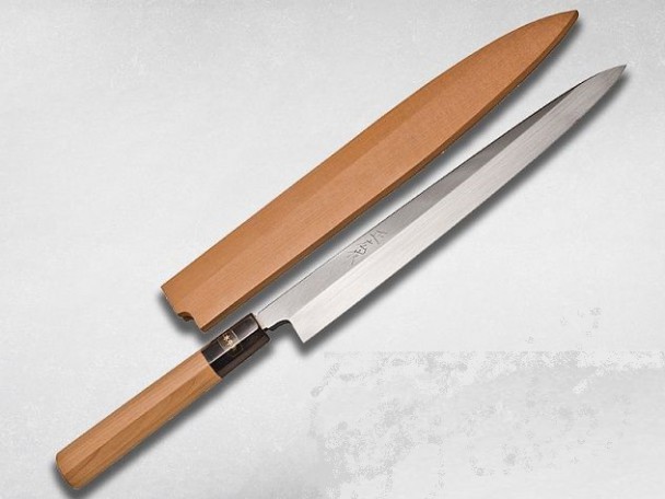 Нож кухонный Янагиба для суши и сашими с чехлом Masahiro 15xxx 15019, 24 см Нож кухонный Янагиба для суши и сашими с чехлом Masahiro 15xxx 15019, 24 см