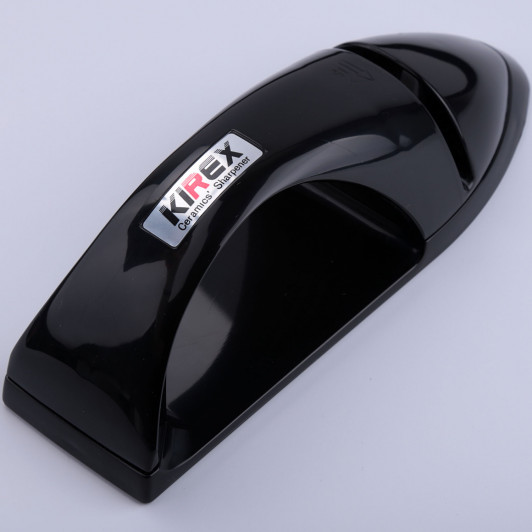 Механическая точилка для ножей c керамическими стержнями Shimomura Kirex CT10-BL, черный Механическая точилка для ножей c керамическими стержнями Shimomura Kirex CT10-BL, черный