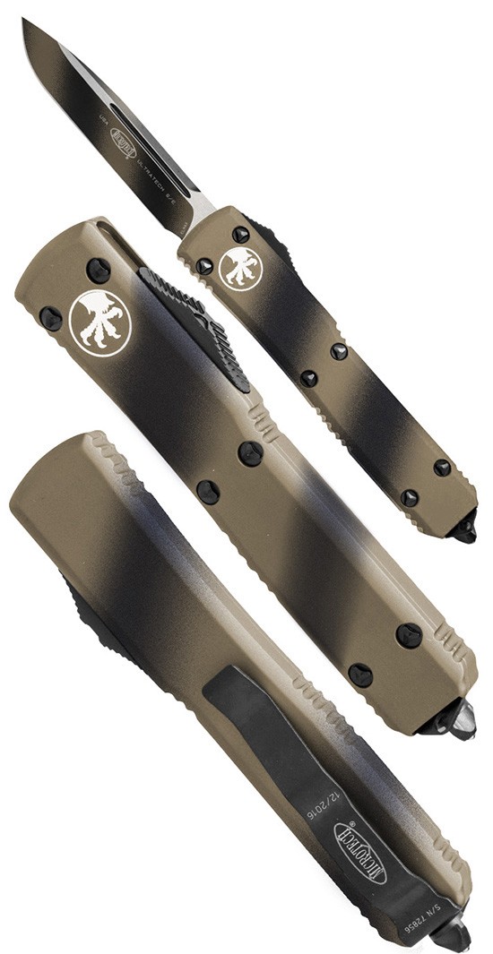 Автоматический складной нож Microtech Ultratech Black 121-1TC Автоматический складной нож Microtech Ultratech Black 121-1TC