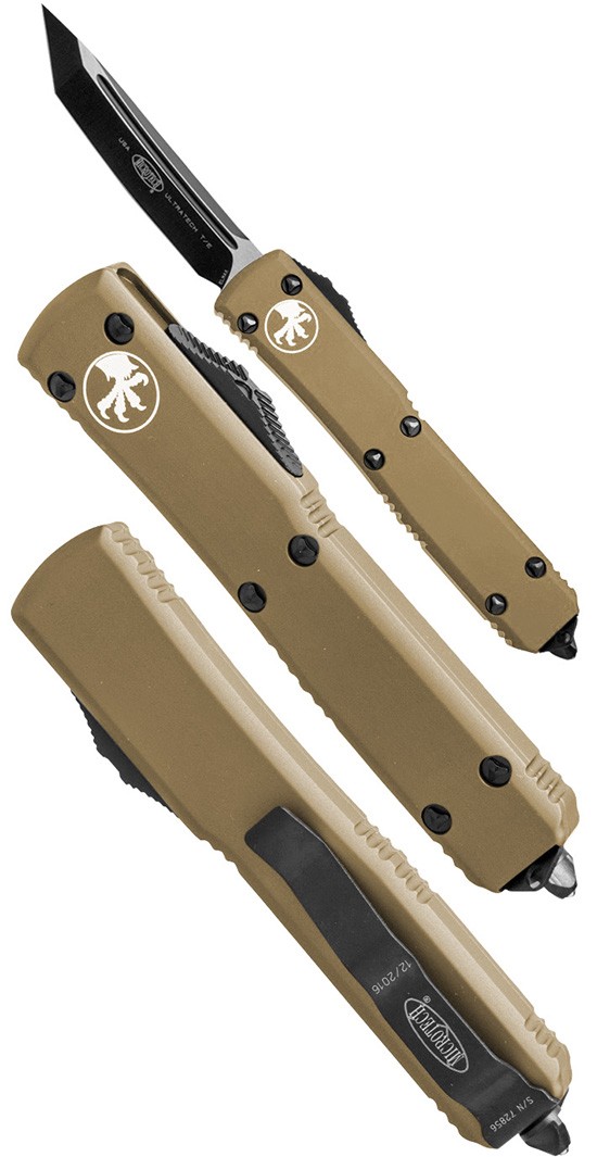Автоматический складной нож Microtech Ultratech Black 123-1TA Автоматический складной нож Microtech Ultratech Black 123-1TA