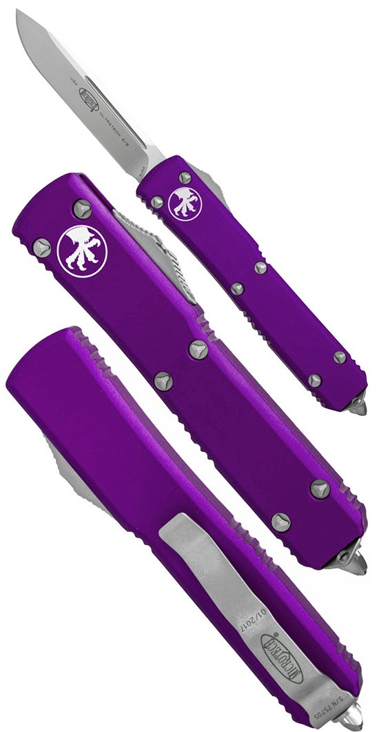 Автоматический складной нож Microtech Ultratech Satin 121-4PU Автоматический складной нож Microtech Ultratech Satin 121-4PU