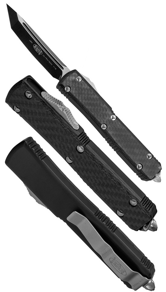 Автоматический складной нож Microtech Ultratech Satin 123-1CF Автоматический складной нож Microtech Ultratech Satin 123-1CF