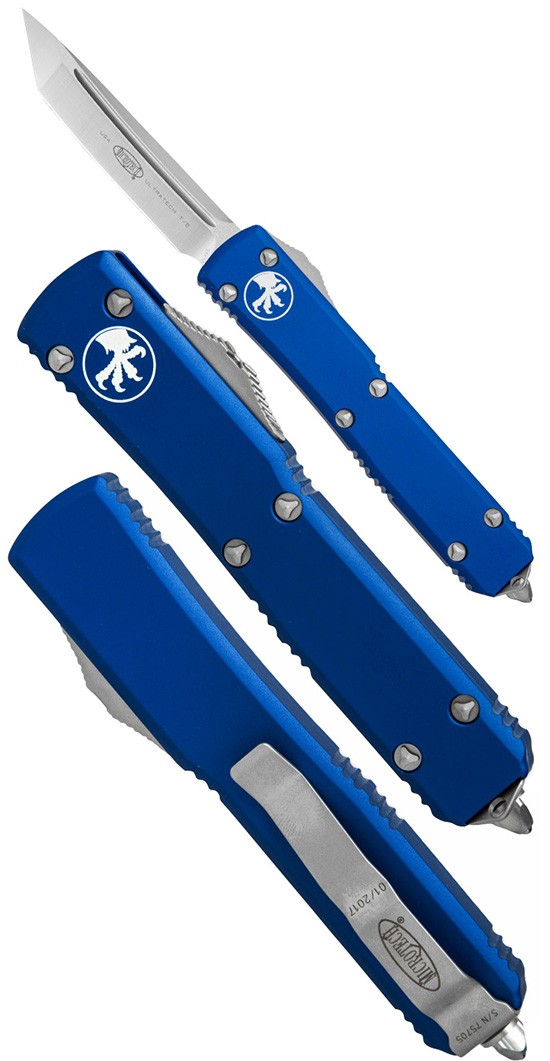 Автоматический складной нож Microtech Ultratech Satin 123-4BL Автоматический складной нож Microtech Ultratech Satin 123-4BL