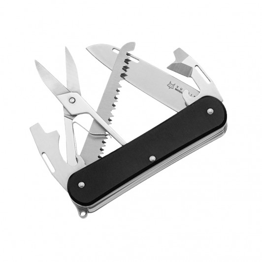 Многофункциональный складной нож Fox Knives Vulpis Large FX-VP130-SF5 BK, 5.5 см Многофункциональный складной нож Fox Knives Vulpis Large FX-VP130-SF5 BK, 5.5 см