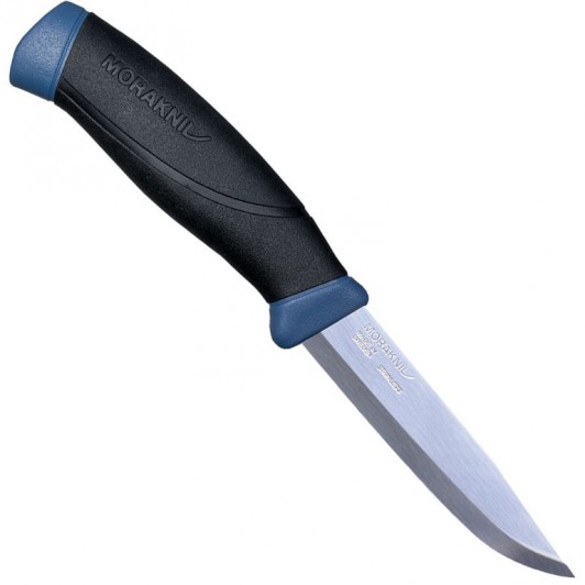 Туристический нож Morakniv Companion Navy Blue 13164, нержавеющая сталь Туристический нож Morakniv Companion Navy Blue 13164, нержавеющая сталь