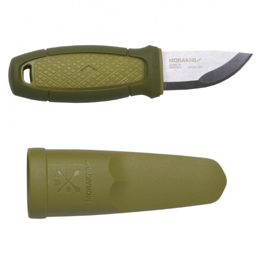 Нож Morakniv Eldris, цвет зеленый, с ножнами, 13514 Нож Morakniv Eldris, цвет зеленый, с ножнами, 13514