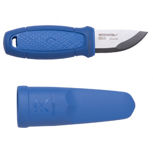 Нож Morakniv Eldris, цвет синий, ножны, шнурок, огниво, 13522 Нож Morakniv Eldris, цвет синий, ножны, шнурок, огниво, 13522