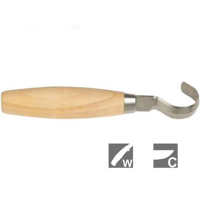 Нож для резьбы по дереву Mora Wood Carving 162 Carbon Нож для резьбы по дереву Mora Wood Carving 162 Carbon