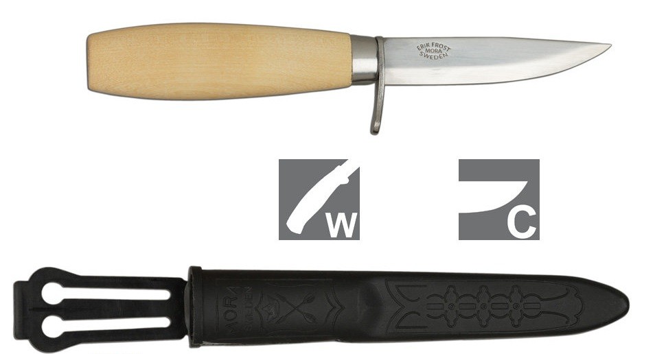 Нож для резьбы по дереву Mora Wood Carving JR73/164 Нож для резьбы по дереву Mora Wood Carving JR73/164