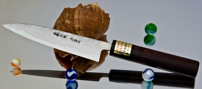 Кухонный нож Moritaka AS Damaskus Petty KPD-130, 13 см. Кухонный нож Moritaka AS Damaskus Petty KPD-130, 13 см.