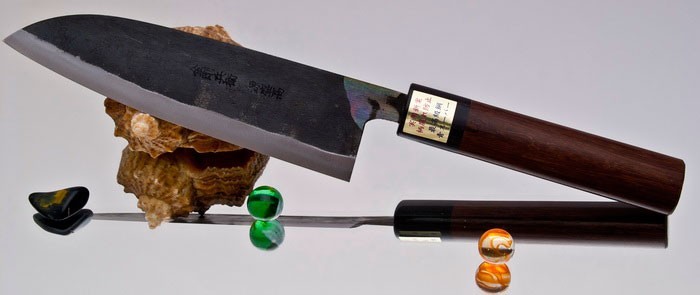 Кухонный нож Moritaka AS Santoku KS-185, 18,5 см. Кухонный нож Moritaka AS Santoku KS-185, 18,5 см.