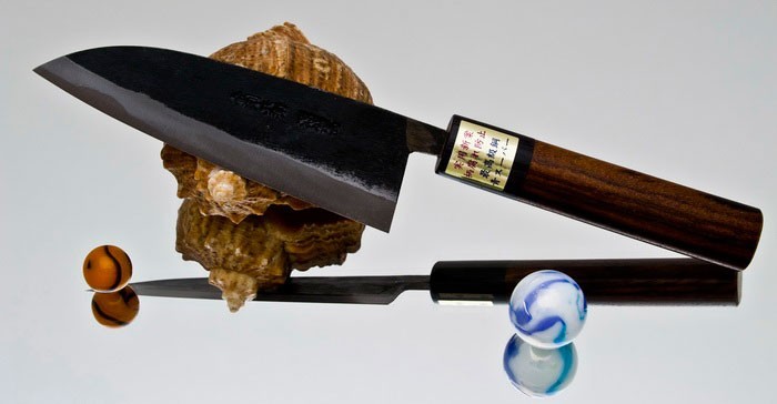 Кухонный нож Moritaka AS Small Santoku KS-130, 13 см. Кухонный нож Moritaka AS Small Santoku KS-130, 13 см.