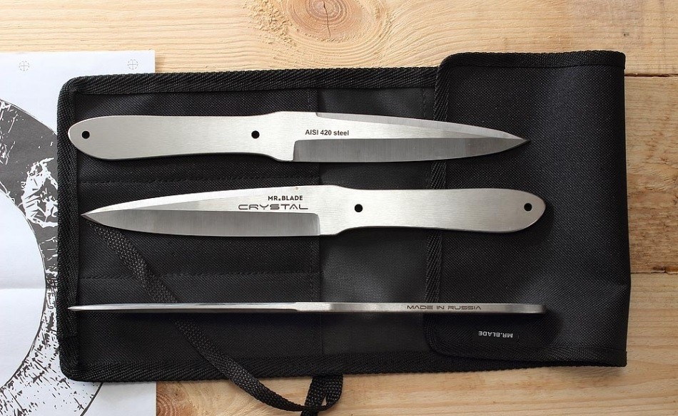 Набор метательных ножей Mr.Blade Crystal