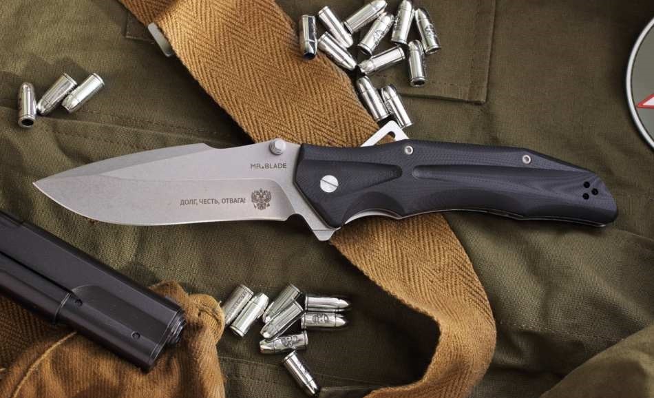 Складной нож Mr.Blade HT-2 Долг Честь Отвага Складной нож Mr.Blade HT-2 Долг Честь Отвага