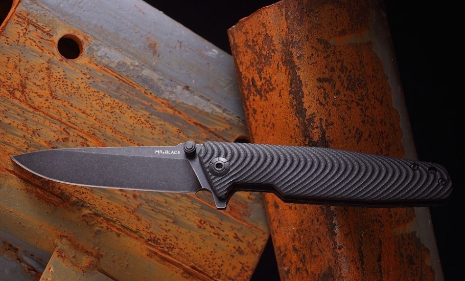 Полуавтоматический складной нож Mr.Blade Rift Black Полуавтоматический складной нож Mr.Blade Rift Black