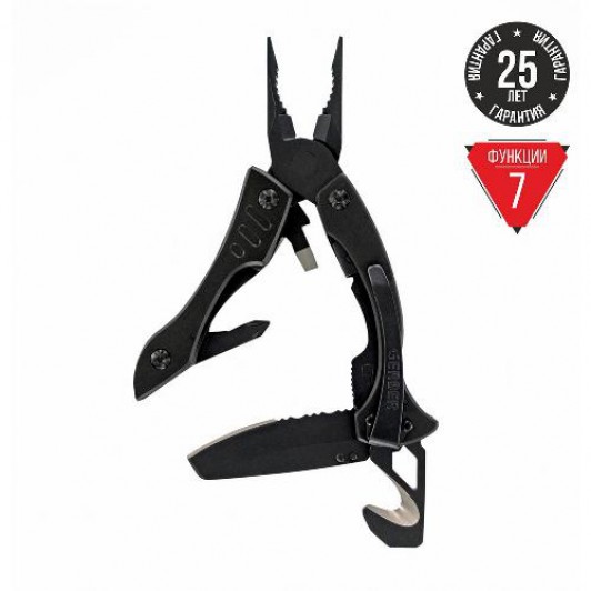 Мультитул Gerber Crucial Black 31-001518, 7 функций Мультитул Gerber Crucial Black 31-001518, 7 функций