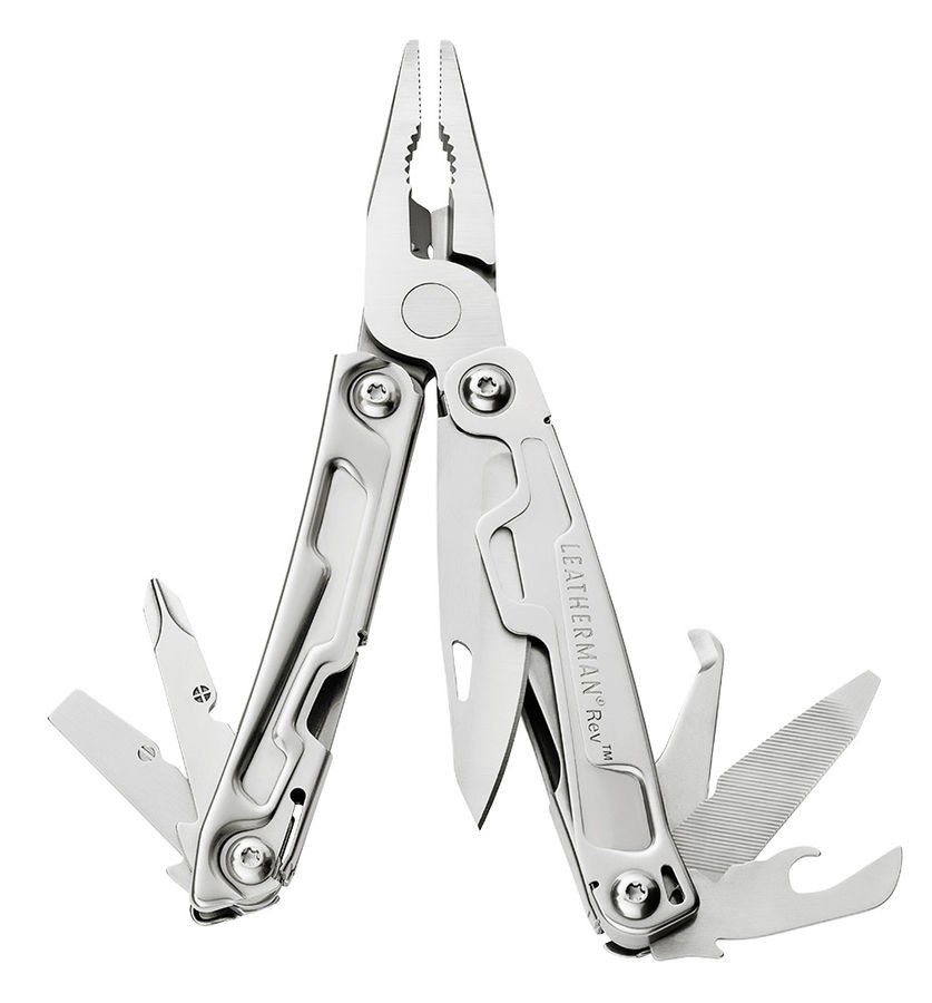 Мультитул Leatherman Rev 832136, 97 мм, 13 функций, серебристый, карт.коробка Мультитул Leatherman Rev 832136, 97 мм, 13 функций, серебристый, карт.коробка