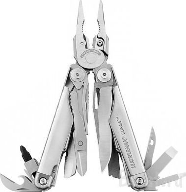 Мультитул Leatherman Surge 830165, 115 мм, 21 функций, серебристый Мультитул Leatherman Surge 830165, 115 мм, 21 функций, серебристый