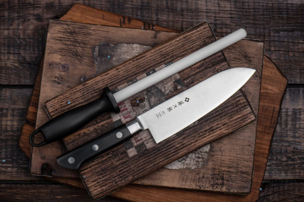 Мусат керамический Hatamoto HD-1230C, длина стержня 20,3 см., 1000 грит., круглое сечение Мусат керамический Hatamoto HD-1230C, длина стержня 20,3 см., 1000 грит., круглое сечение