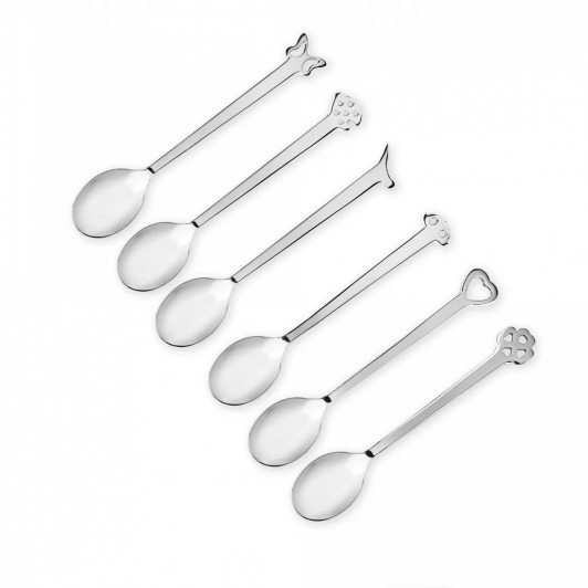 Набор чайных ложек The Luxury Art Mepra Evento 100344607, 6 штук Набор чайных ложек The Luxury Art Mepra Evento 100344607, 6 штук