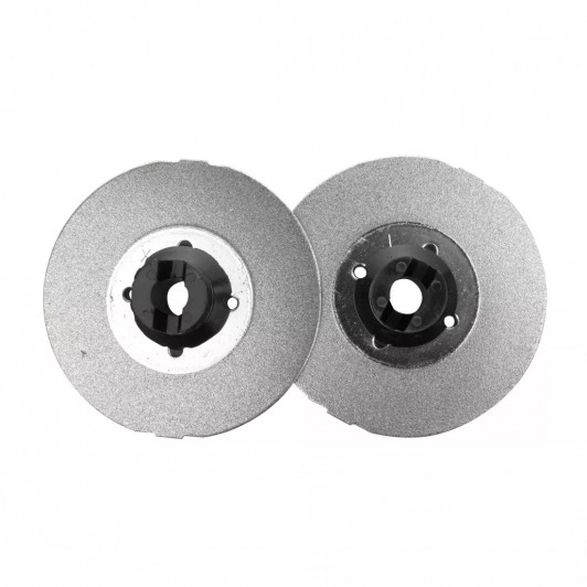 Набор дисков (2 шт) с фурнитурой для электрических точилок: 130, 312, 317, 320, 1520, 15XV (1 этап) и 120, 1520 (2 этап) Набор дисков (2 шт) с фурнитурой для электрических точилок: 130, 312, 317, 320, 1520, 15XV (1 этап) и 120, 1520 (2 этап)