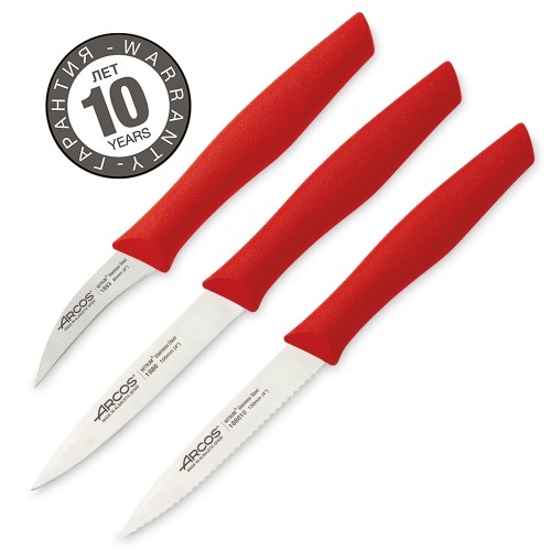 Набор из 3-х ножей для овощей Arcos Nova 189622 Набор из 3-х ножей для овощей Arcos Nova 189622