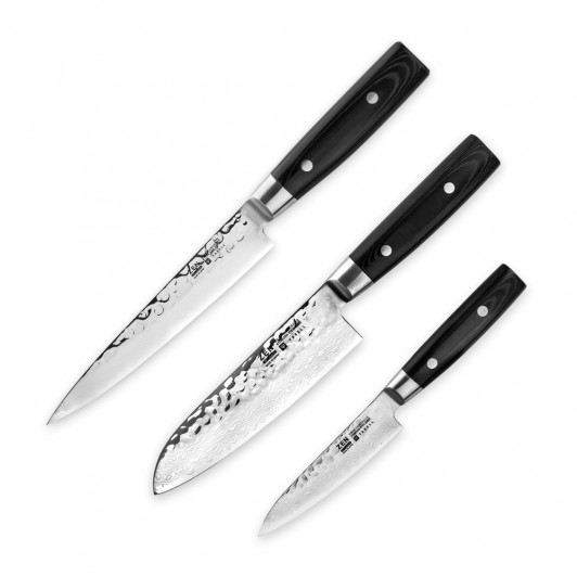 Набор из 3 кухонных ножей «поварская тройка» Yaxell Zen, YA/Zen-2 Набор из 3 кухонных ножей «поварская тройка» Yaxell Zen, YA/Zen-2