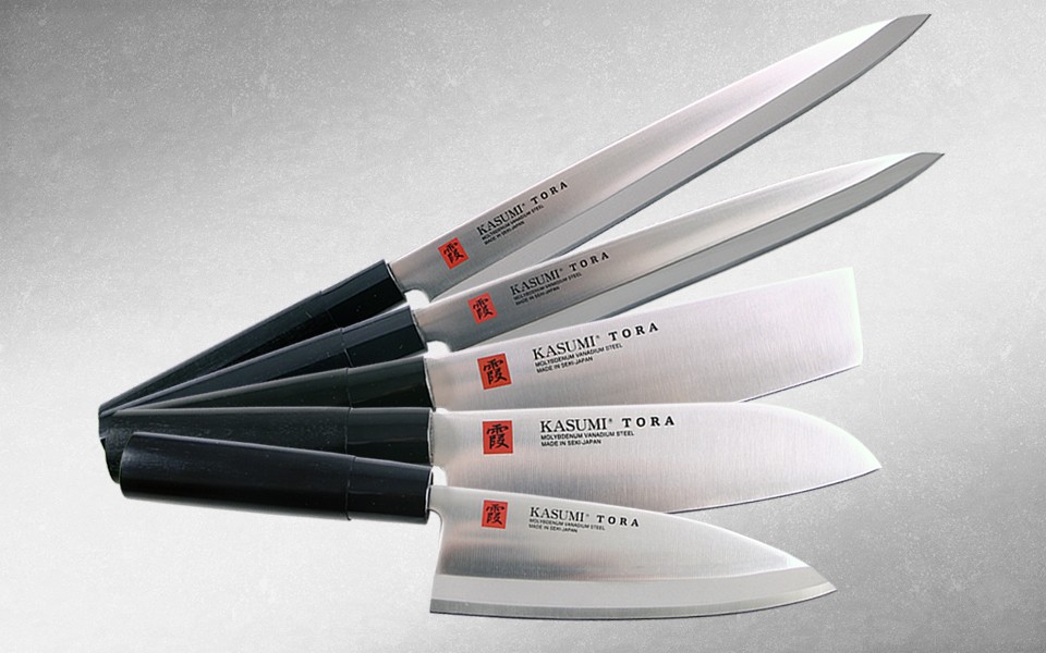Набор кухонных ножей японской кухни KASUMI SET TORA-2 Набор кухонных ножей японской кухни KASUMI SET TORA-2