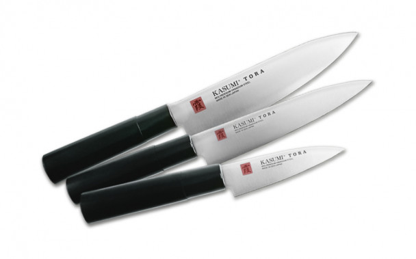Набор кухонных ножей европейской кухни KASUMI SET TORA 3-CHEF Набор кухонных ножей европейской кухни KASUMI SET TORA 3-CHEF