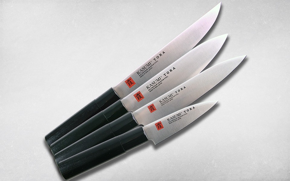 Набор кухонных ножей европейской кухни KASUMI SET TORA 4-E Набор кухонных ножей европейской кухни KASUMI SET TORA 4-E