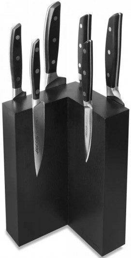 Набор кухонных ножей Arcos Manhattan AR/MAN-150323, 6 шт. на подставке из дуба Набор кухонных ножей Arcos Manhattan AR/MAN-150323, 6 шт. на подставке из дуба