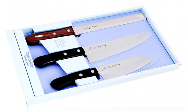 Набор кухонных ножей Tojiro FG-82, 3 предмета Набор кухонных ножей Tojiro FG-82, 3 предмета