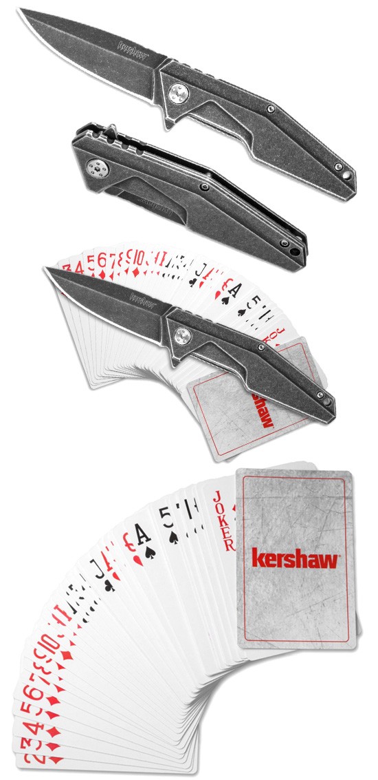 Набор нож и карты Kershaw Starter Series 1318KITX Набор нож и карты Kershaw Starter Series 1318KITX