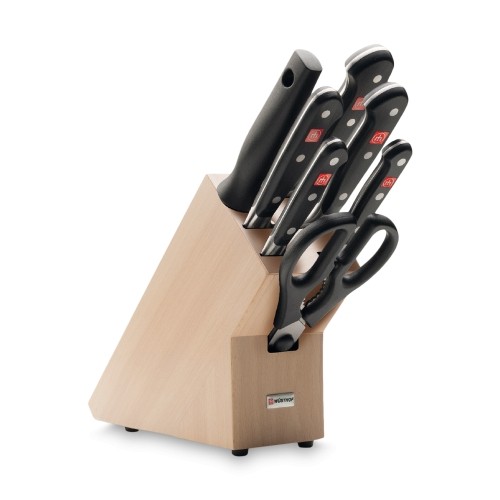 Набор ножей 7 предметов в подставке Wuesthof Classic 9835-200 Набор ножей 7 предметов в подставке Wuesthof Classic 9835-200