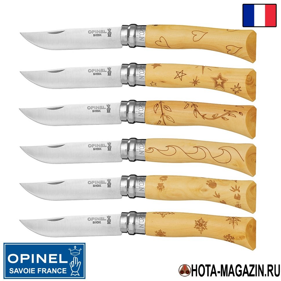 Набор ножей Opinel Nature (6 штук) Набор ножей Opinel Nature (6 штук)