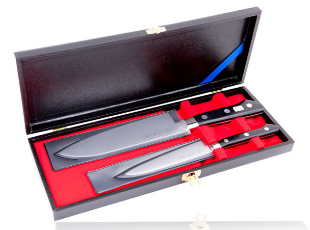 Набор ножей Tojiro DP-GIFTSET-C, длина лезвия 120 мм., 170 мм. Набор ножей Tojiro DP-GIFTSET-C, длина лезвия 120 мм., 170 мм.