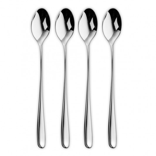 Набор ложек с длинной ручкой для латте, 4 предмета, Robert Welch ARDBR1025V/4, сталь 18/10. Набор ложек с длинной ручкой для латте, 4 предмета, Robert Welch ARDBR1025V/4, сталь 18/10.