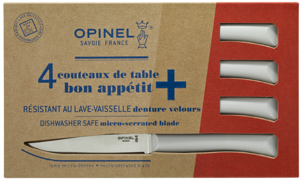Набор столовых ножей Opinel, серый, нержавеющая сталь, 110 мм. Набор столовых ножей Opinel, серый, нержавеющая сталь, 110 мм.