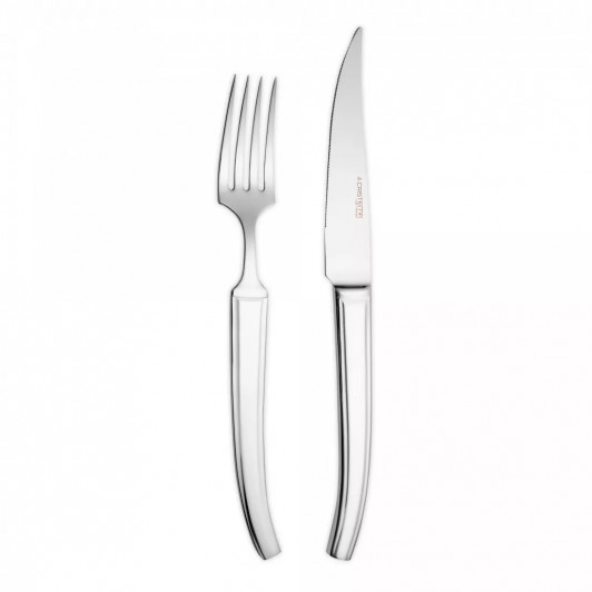 Набор столовых приборов для стейка на 6 персон Cristema Texas PCP-1100-12M, 12 предметов Набор столовых приборов для стейка на 6 персон Cristema Texas PCP-1100-12M, 12 предметов