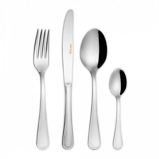 Набор столовых приборов на 6 персон Cristema Desna PEP-7100-24L, 24 предмета Набор столовых приборов на 6 персон Cristema Desna PEP-7100-24L, 24 предмета