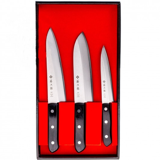 Набор кухонных ножей Tojiro GIFTSET FT-014, 3 шт., сталь VG-10 Набор кухонных ножей Tojiro GIFTSET FT-014, 3 шт., сталь VG-10