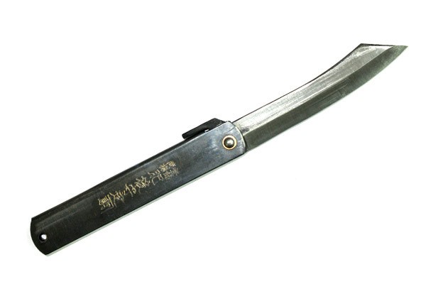 Традиционный японский нож Хигоноками, Nagao HKC-100Black, 100мм. Традиционный японский нож Хигоноками, Nagao HKC-100Black, 100мм.