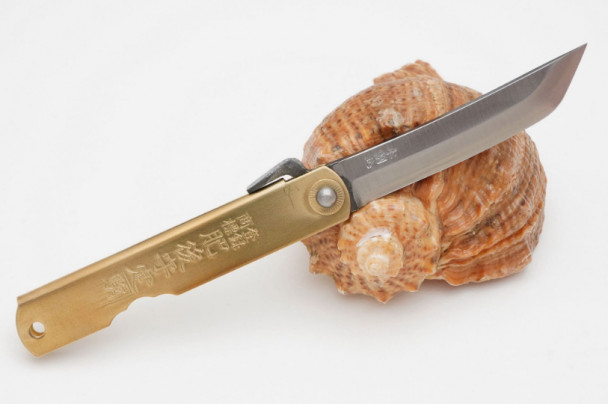 Складной нож хигоноками Nagao Higonokami HSW-80Brass Складной нож хигоноками Nagao Higonokami HSW-80Brass