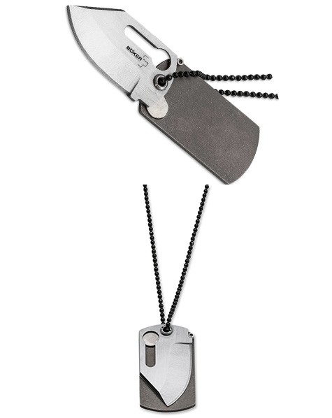 Складной нож Boker 01bo210 Dog Tag Knife Складной нож Boker 01bo210 Dog Tag Knife