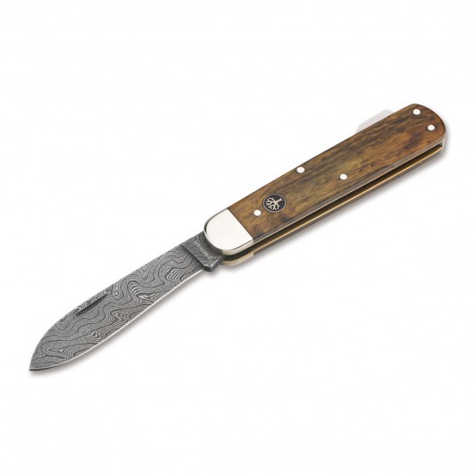 Складной нож Boker 117030DAM Böker Hunters Mono Damascus Curly Birch Brown Складной нож Boker 117030DAM Böker Hunters Mono Damascus Curly Birch Brown