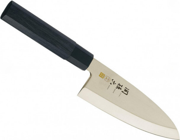 Нож Дэба для разделки рыбы Kai Seki Magoroku Kinju AK-1101, нержавеющая сталь DSR1K6, лезвие 15 см. Нож Дэба для разделки рыбы Kai Seki Magoroku Kinju AK-1101, нержавеющая сталь DSR1K6, лезвие 15 см.