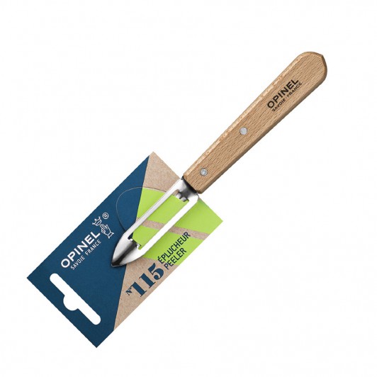 Нож для чистки овощей Opinel №115, нержавеющая сталь, дерево, 100 мм. Нож для чистки овощей Opinel №115, нержавеющая сталь, дерево, 100 мм.
